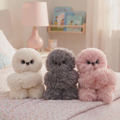 Lulabee – The Fluffy Friend That Hugs Her Backpack