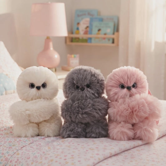 Lulabee – The Fluffy Friend That Hugs Her Backpack